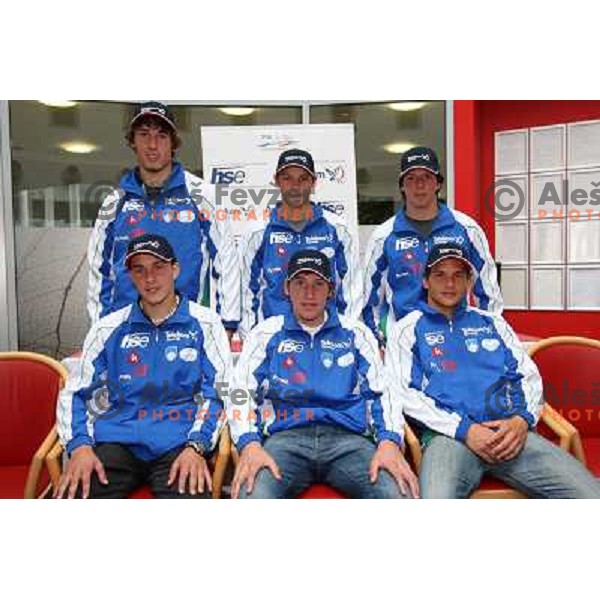 members of Slovenia National kayak & canoe team at press conference before European championship in Krakow. Press conference was held in Atlantis BTC in Ljubljana 29.4.2008 