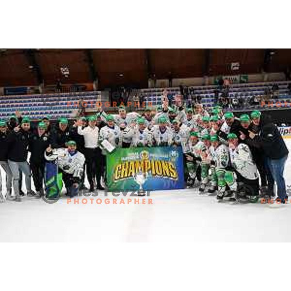 in action at Final of Slovenian Ice-Hockey Cup between SZ Olimpija and SIJ Acroni Jesenice at Bled, Slovenia on September 4, 2021