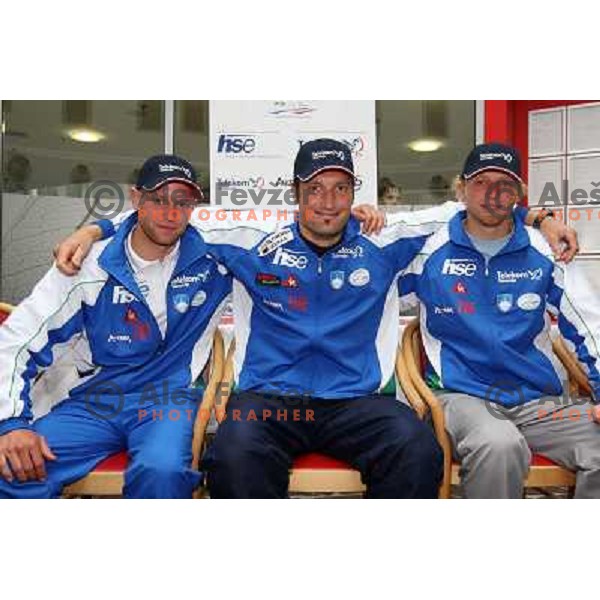 members of Slovenia National kayak & canoe team at press conference before European championship in Krakow. Press conference was held in Atlantis BTC in Ljubljana 29.4.2008 