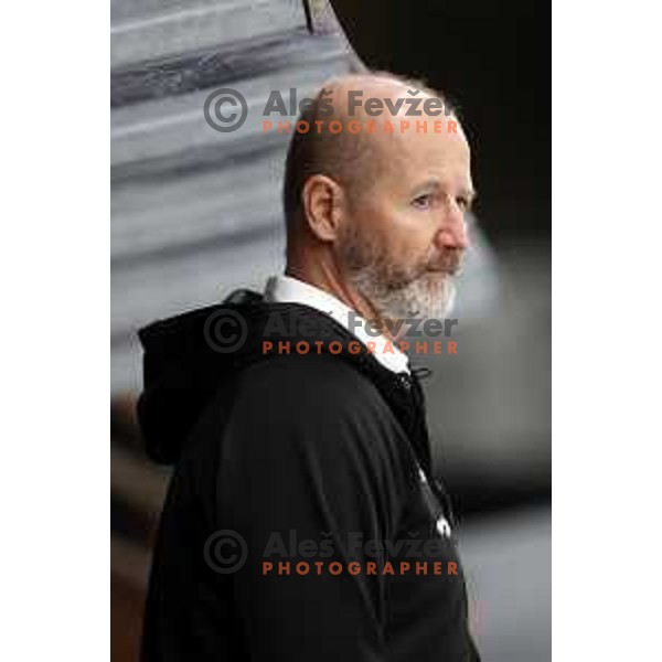 Nik Zupancic at Final of Slovenian Ice-Hockey Cup between SZ Olimpija and SIJ Acroni Jesenice at Bled, Slovenia on September 4, 2021