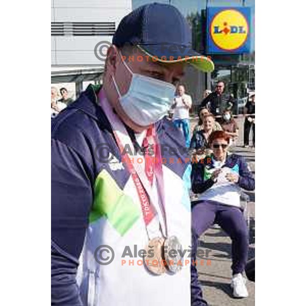 Reception of Slovenia Paralympic team in Ljubljana on September 8 ,2021