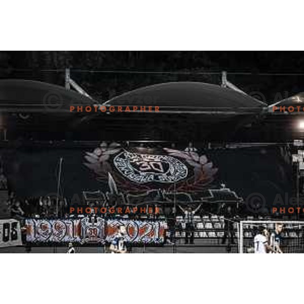 Black Gringos 30 year celebration ceremony during Prva liga Telemach football match between Mura and Olimpija in Fazanerija, Murska Sobota, Slovenia on September 11, 2021