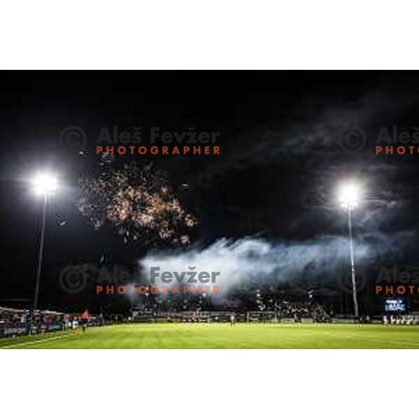 Black Gringos 30 year celebration ceremony during Prva liga Telemach football match between Mura and Olimpija in Fazanerija, Murska Sobota, Slovenia on September 11, 2021