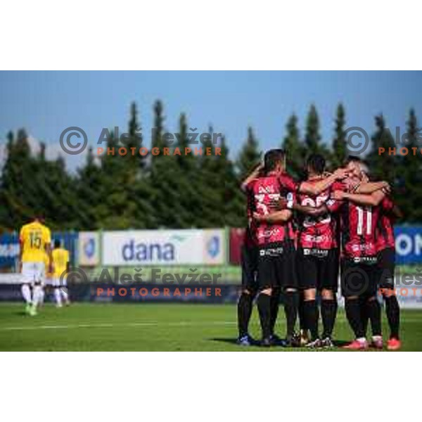 In action during Prva Liga Telemach football match between Bravo and Tabor CB 24 Sezana in Ljubljana, Slovenia on September 12, 2021