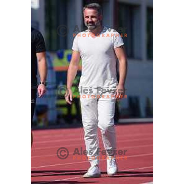 In action during Prva Liga Telemach football match between Bravo and Tabor CB 24 Sezana in Ljubljana, Slovenia on September 12, 2021