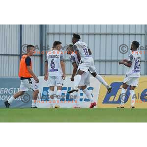 Maks Barisic in action during Prva Liga Telemach football match between Kalcer Radomlje and Koper in Domzale, Slovenia on September 12, 2021