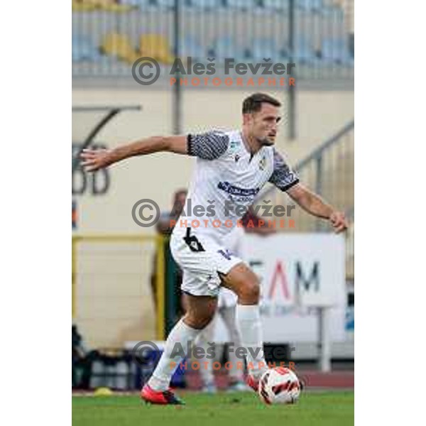 in action during Prva Liga Telemach football match between Kalcer Radomlje and Koper in Domzale, Slovenia on September 12, 2021