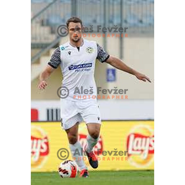 in action during Prva Liga Telemach football match between Kalcer Radomlje and Koper in Domzale, Slovenia on September 12, 2021