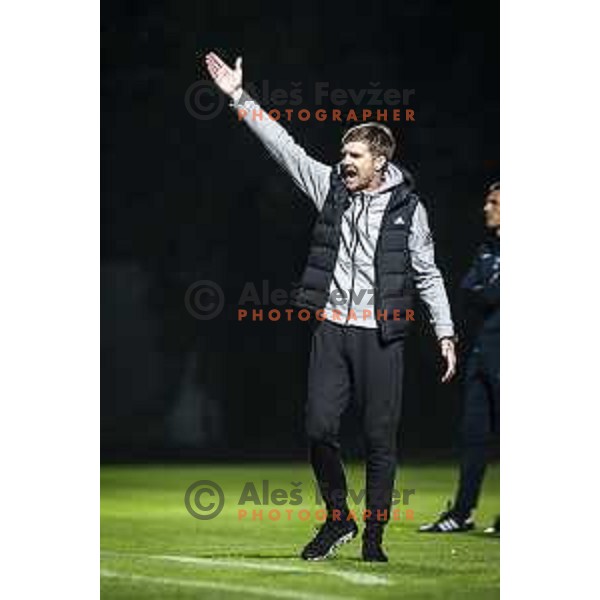 Simon Rozman, head coach of Maribor during Prva liga Telemach football match between Aluminij and Maribor in Sportni park Aluminij, Kidricevo, Slovenia on September 12, 2021