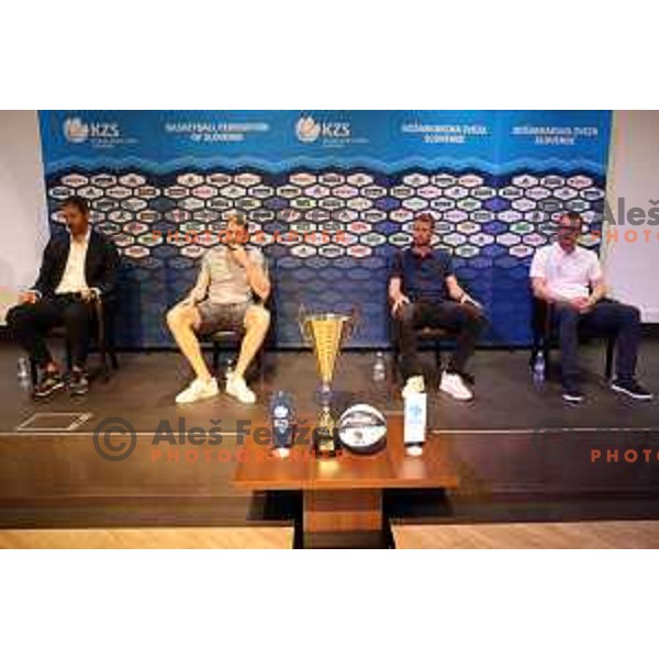 KZS press conference before SuperCup in Ljubljana, Slovenia on September 15, 2021