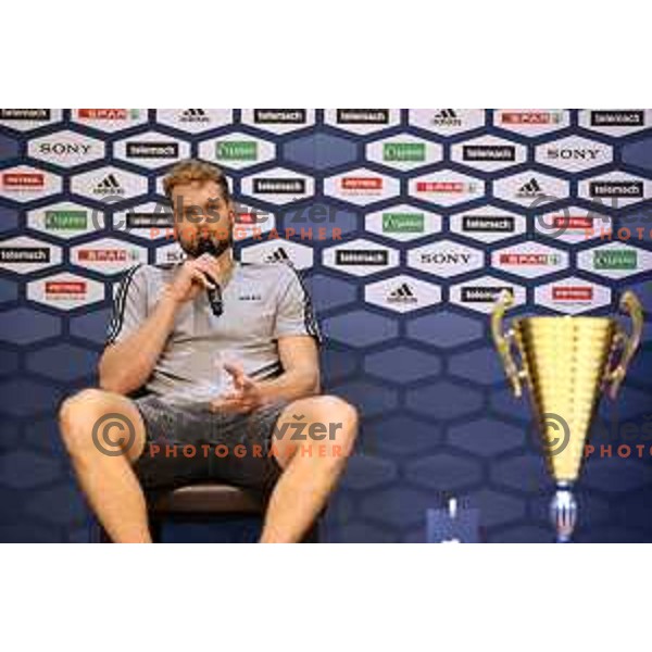 KZS press conference before SuperCup in Ljubljana, Slovenia on September 15, 2021