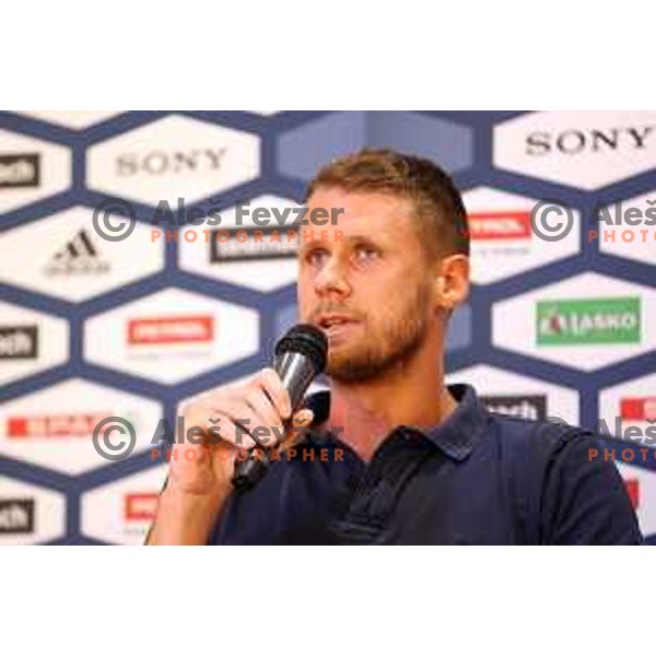 KZS press conference before SuperCup in Ljubljana, Slovenia on September 15, 2021