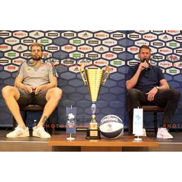 KZS press conference before SuperCup in Ljubljana, Slovenia on September 15, 2021