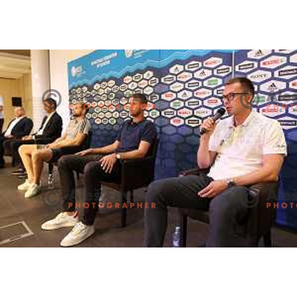 KZS press conference before SuperCup in Ljubljana, Slovenia on September 15, 2021