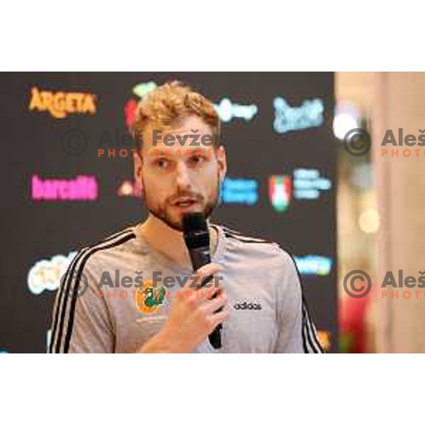 Cedevita Olimpija press conference before start of the season 2021-2022 in Aleja Sky, Ljubljana, Slovenia on September 14, 2021