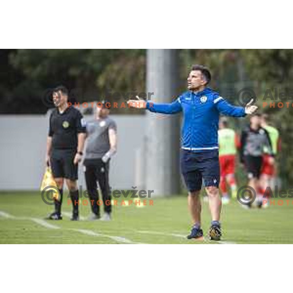 Zoran Zeljkovic, head coach of Koper during Slovenian Cup 2021/22 football match between Aluminij and Koper in Kidricevo, Slovenia on September 16, 2021