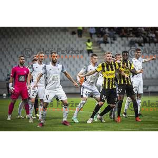 in action during UEFA Europa Conference League football match between Mura and Vitesse in Ljudski vrt, Maribor, Slovenia on September 16, 2021