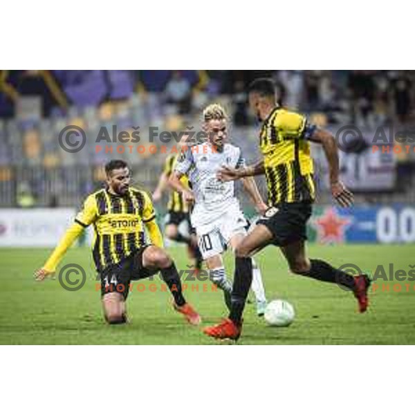 Tomi Horvat in action during UEFA Europa Conference League football match between Mura and Vitesse in Ljudski vrt, Maribor, Slovenia on September 16, 2021
