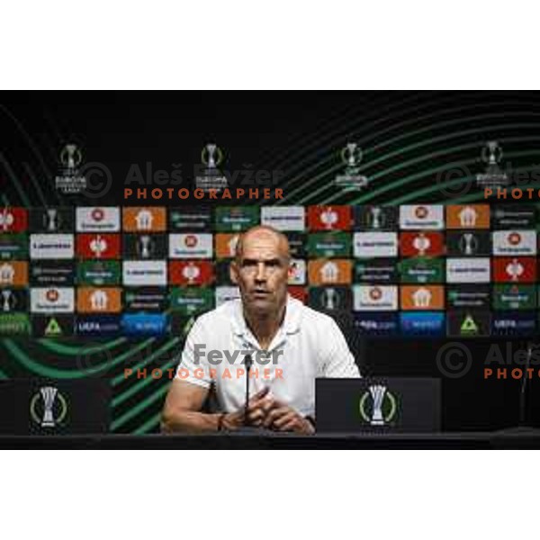 Thomas Letsch, head coach of Vitesse Arnhem at the press conference after UEFA Europa Conference League football match between Mura and Vitesse in Ljudski vrt, Maribor, Slovenia on September 16, 2021