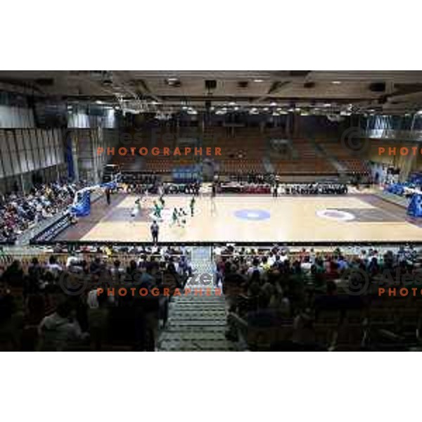 In action during Slovenian SuperCup basketball match between Cedevita Olimpija and Krka in Tivoli Hall, Ljubljana, Slovenia on September 17, 2021