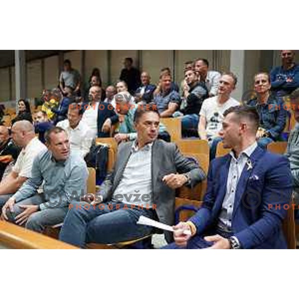 Sani Becirovic during Slovenian SuperCup basketball match between Cedevita Olimpija and Krka in Tivoli Hall, Ljubljana, Slovenia on September 17, 2021 