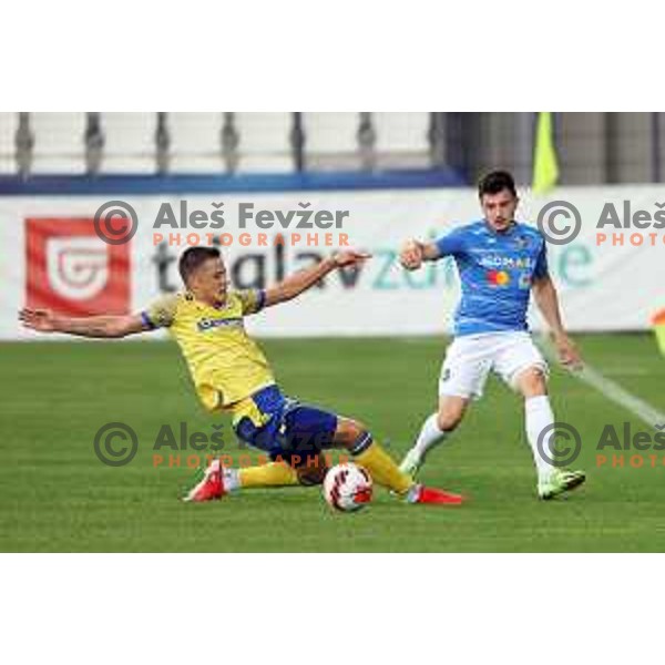 In action during Prva Liga Telemach football match between Koper and Bravo in Koper, Slovenia on September 19, 2021