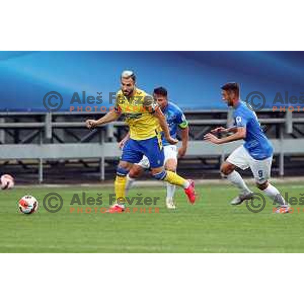 In action during Prva Liga Telemach football match between Koper and Bravo in Koper, Slovenia on September 19, 2021