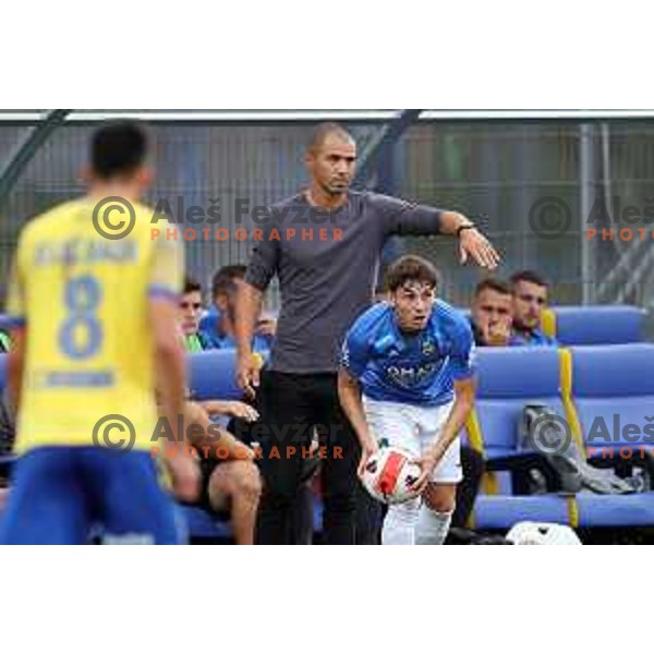 In action during Prva Liga Telemach football match between Koper and Bravo in Koper, Slovenia on September 19, 2021