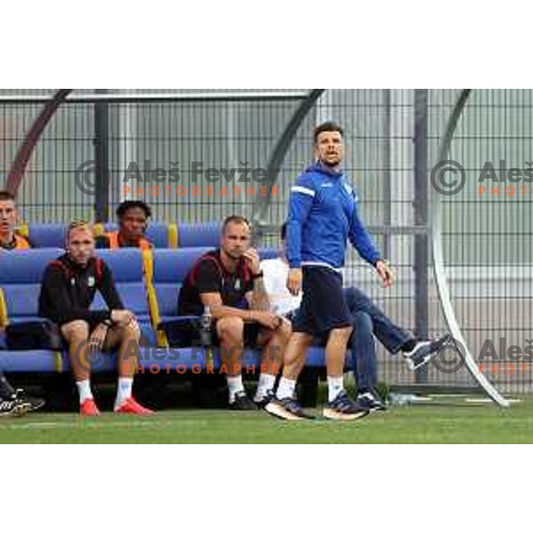 In action during Prva Liga Telemach football match between Koper and Bravo in Koper, Slovenia on September 19, 2021