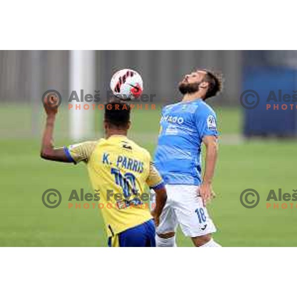 In action during Prva Liga Telemach football match between Koper and Bravo in Koper, Slovenia on September 19, 2021