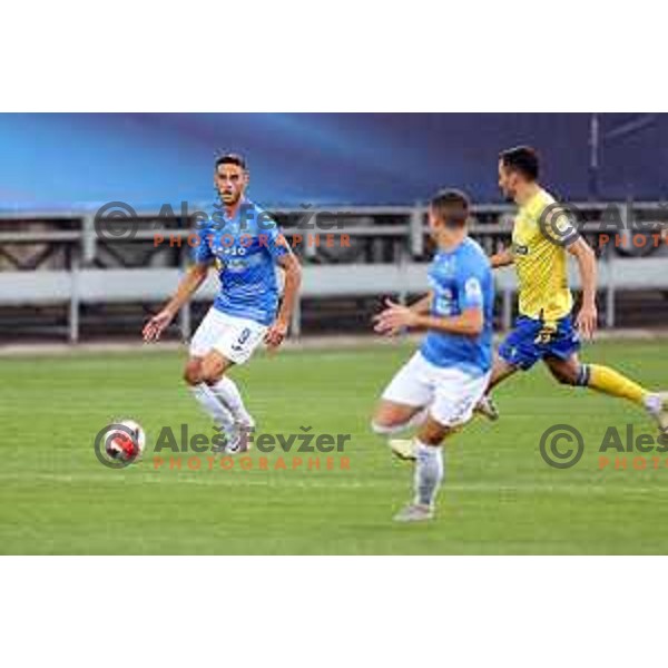 In action during Prva Liga Telemach football match between Koper and Bravo in Koper, Slovenia on September 19, 2021