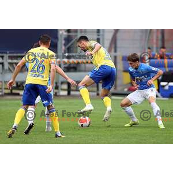 In action during Prva Liga Telemach football match between Koper and Bravo in Koper, Slovenia on September 19, 2021