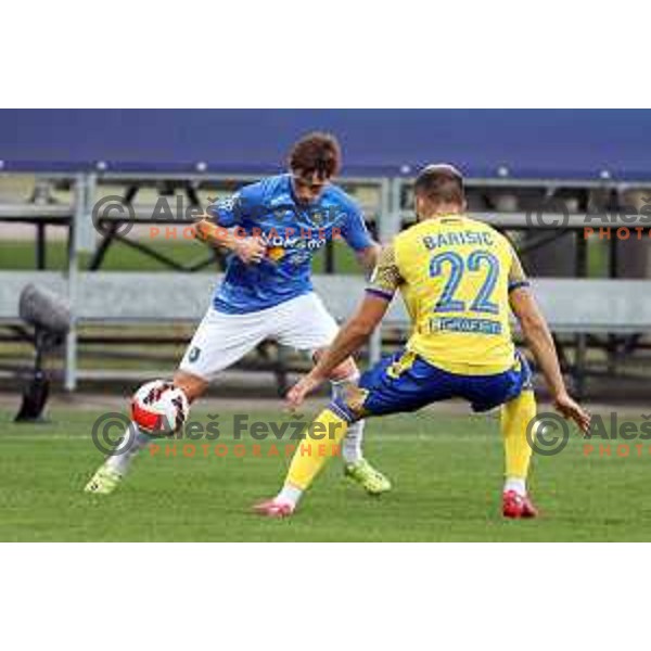 In action during Prva Liga Telemach football match between Koper and Bravo in Koper, Slovenia on September 19, 2021