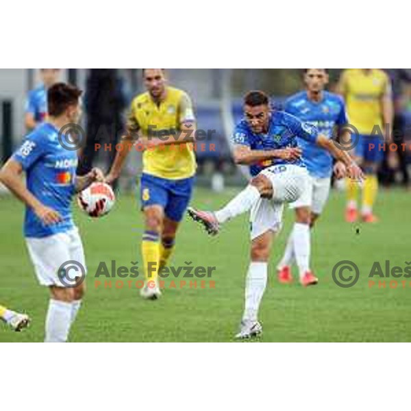 In action during Prva Liga Telemach football match between Koper and Bravo in Koper, Slovenia on September 19, 2021