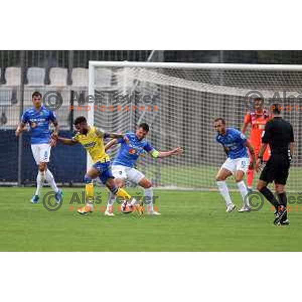 In action during Prva Liga Telemach football match between Koper and Bravo in Koper, Slovenia on September 19, 2021