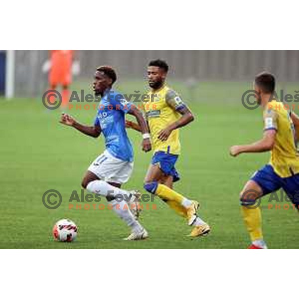 In action during Prva Liga Telemach football match between Koper and Bravo in Koper, Slovenia on September 19, 2021
