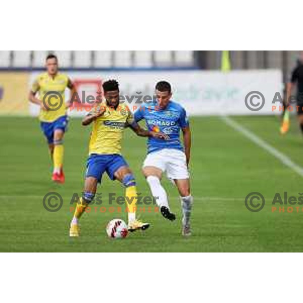 In action during Prva Liga Telemach football match between Koper and Bravo in Koper, Slovenia on September 19, 2021