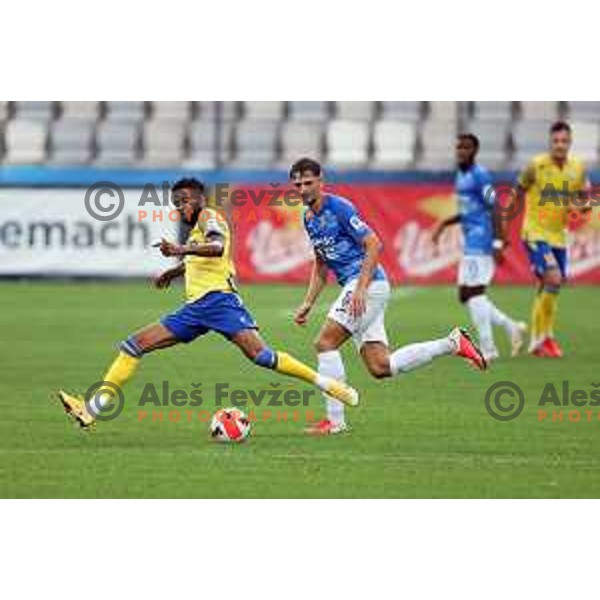 In action during Prva Liga Telemach football match between Koper and Bravo in Koper, Slovenia on September 19, 2021