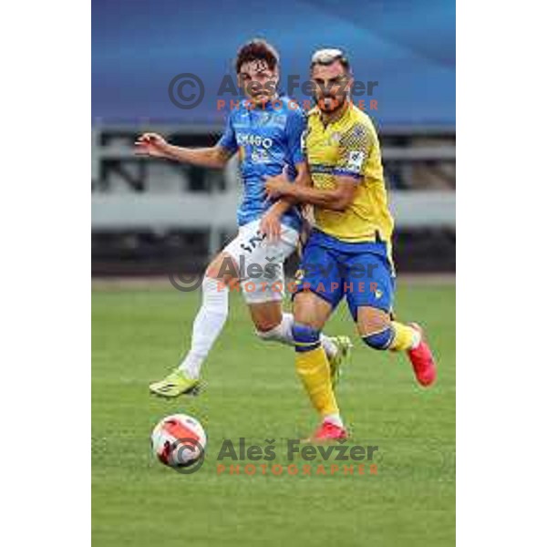 In action during Prva Liga Telemach football match between Koper and Bravo in Koper, Slovenia on September 19, 2021