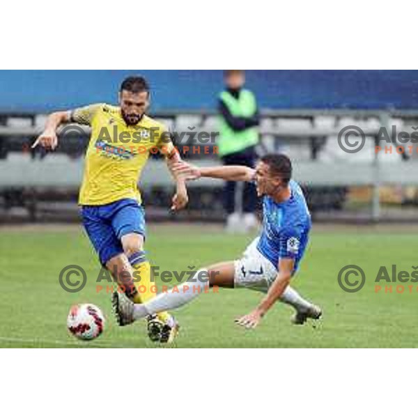 In action during Prva Liga Telemach football match between Koper and Bravo in Koper, Slovenia on September 19, 2021