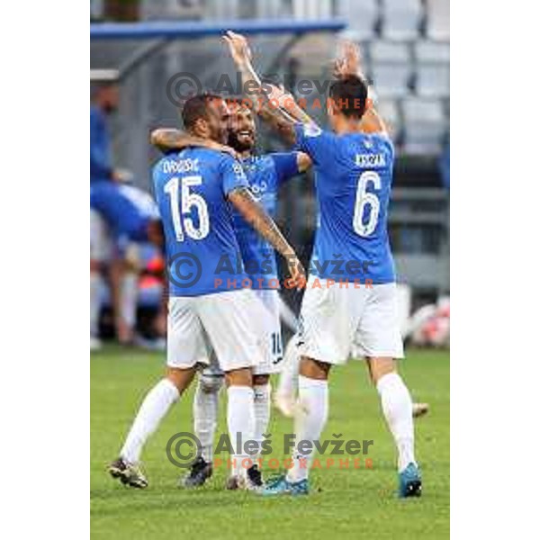 In action during Prva Liga Telemach football match between Koper and Bravo in Koper, Slovenia on September 19, 2021