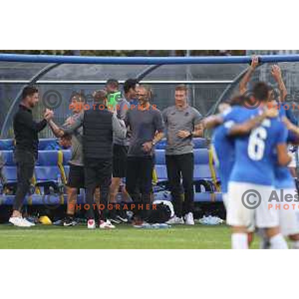 In action during Prva Liga Telemach football match between Koper and Bravo in Koper, Slovenia on September 19, 2021
