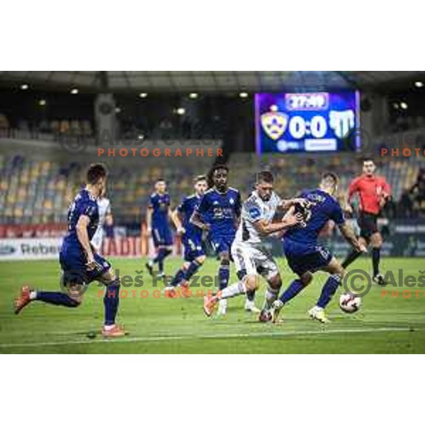 Amadej Marosa in action during Prva liga Telemach football match between Maribor and Mura in Ljudski vrt, Maribor, Slovenia on September 19, 2021