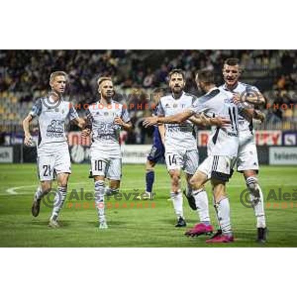 in action during Prva liga Telemach football match between Maribor and Mura in Ljudski vrt, Maribor, Slovenia on September 19, 2021