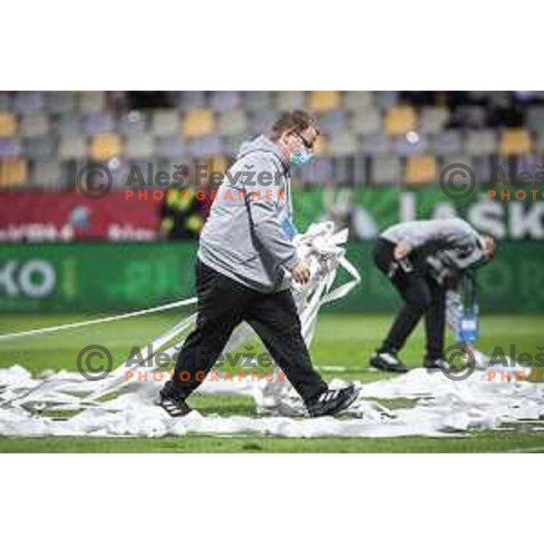 in action during Prva liga Telemach football match between Maribor and Mura in Ljudski vrt, Maribor, Slovenia on September 19, 2021