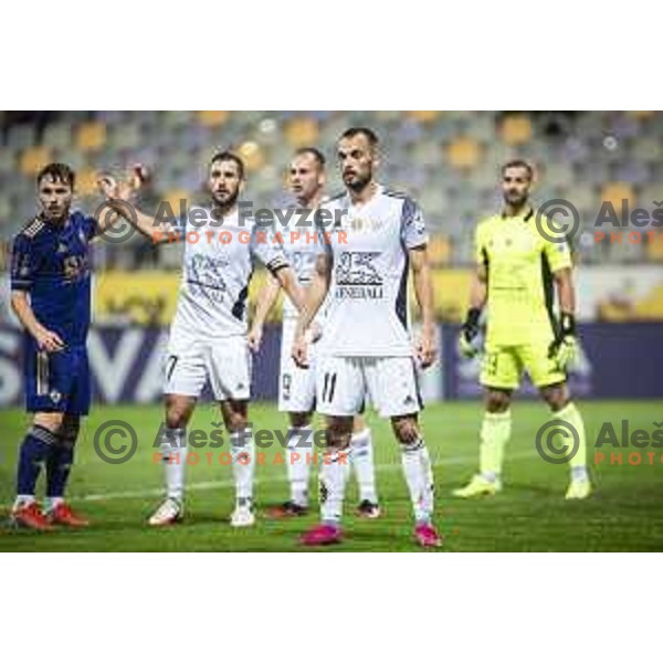 in action during Prva liga Telemach football match between Maribor and Mura in Ljudski vrt, Maribor, Slovenia on September 19, 2021