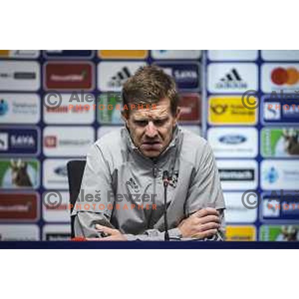 Simon Rozman, head coach of Maribor at the press conference after Prva liga Telemach football match between Maribor and Mura in Ljudski vrt, Maribor, Slovenia on September 19, 2021