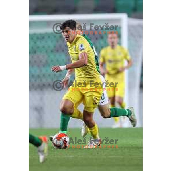 of Olimpija In action during Prva Liga Telemach football match between Olimpija and Domzale in Ljubljana, Slovenia on September 22, 2021