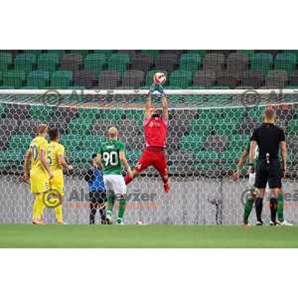 of Olimpija In action during Prva Liga Telemach football match between Olimpija and Domzale in Ljubljana, Slovenia on September 22, 2021