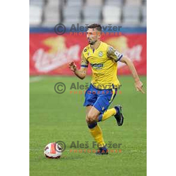 In action during Prva Liga Telemach football match between Koper and Bravo in Koper, Slovenia on September 19, 2021